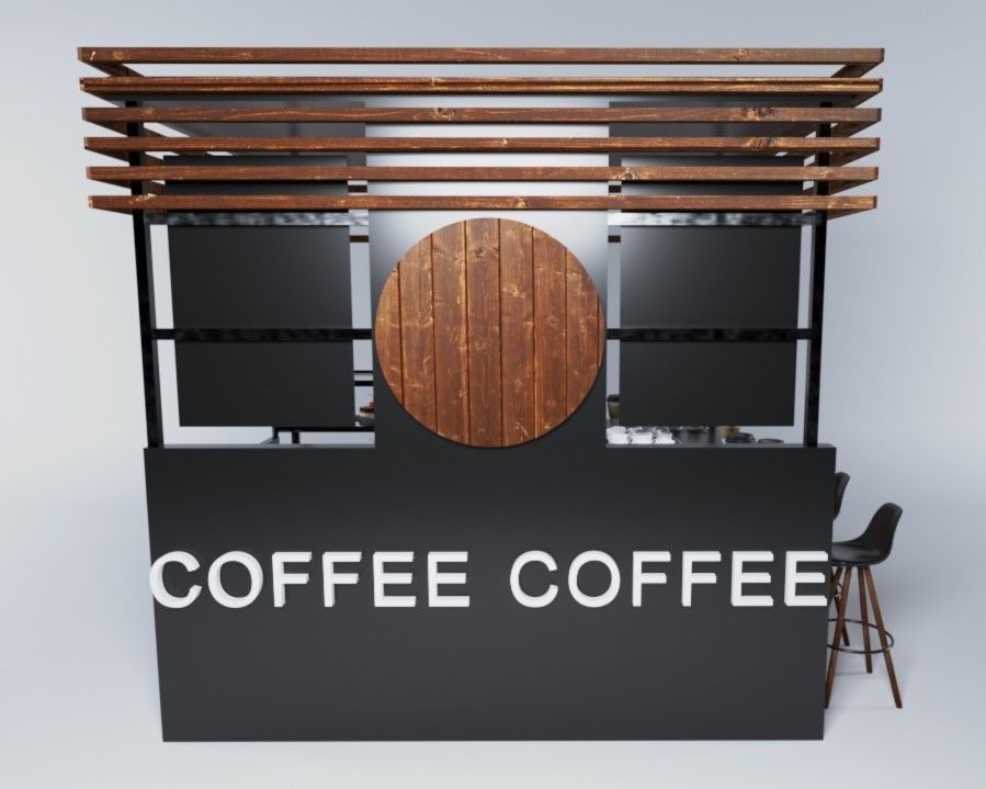 coffee mall kiosk