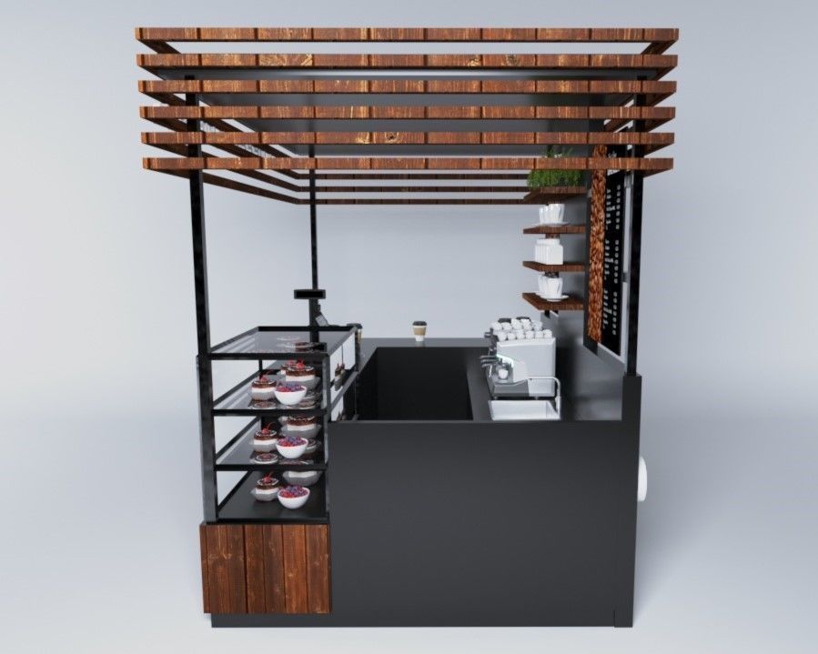 coffee mall kiosk