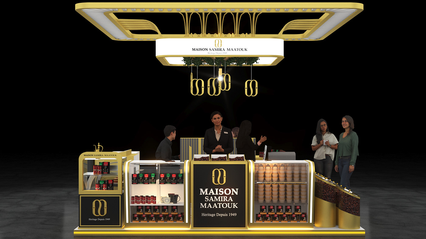  Coffee Beans Display Showcase 