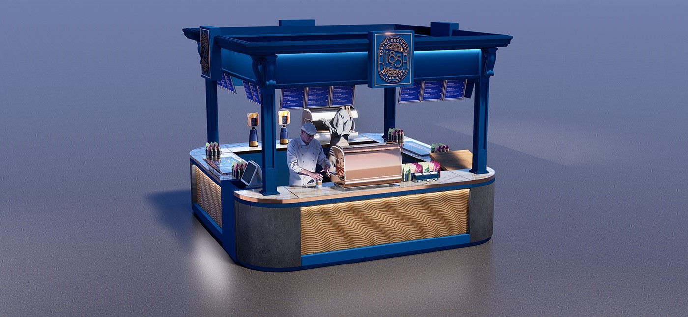 Indoor Coffee Kiosk