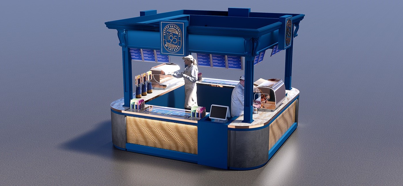 Indoor Coffee Kiosk