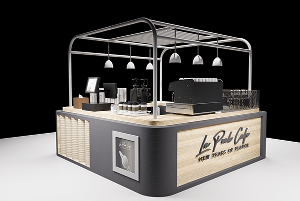 Wooden Coffee Kiosk