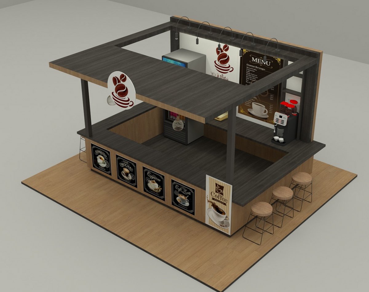 Classical Coffee Kiosk 