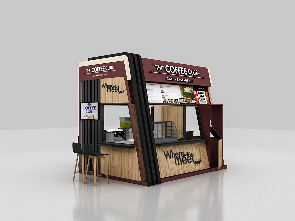 Cozy Coffee Booth 