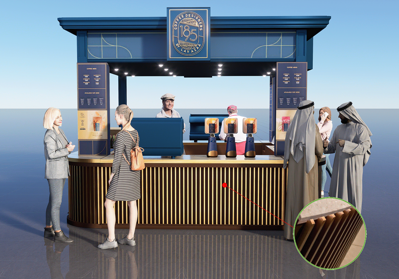 coffee kiosk