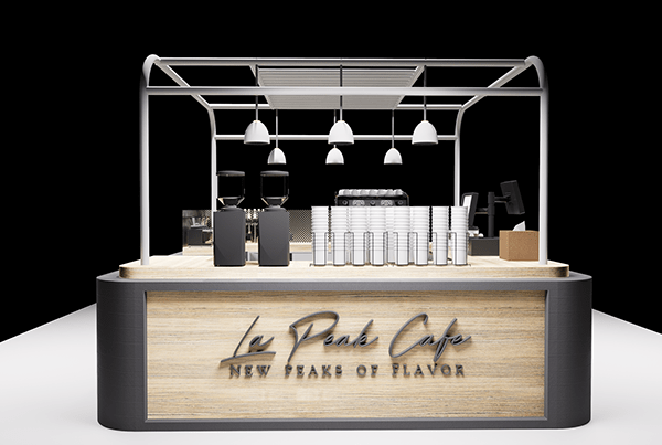Wooden Coffee Kiosk