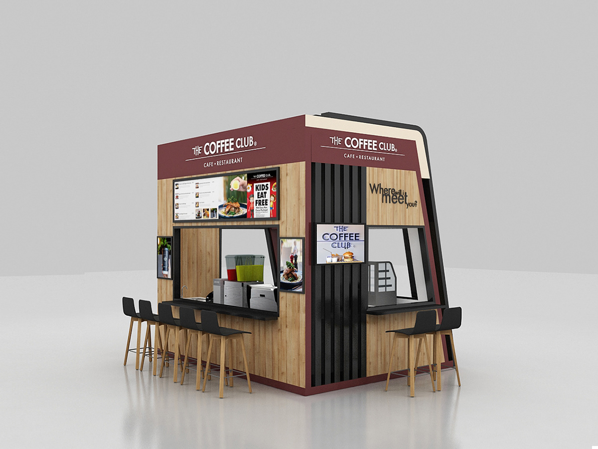 Cozy Coffee Booth 