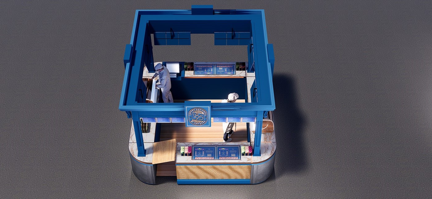 Indoor Coffee Kiosk