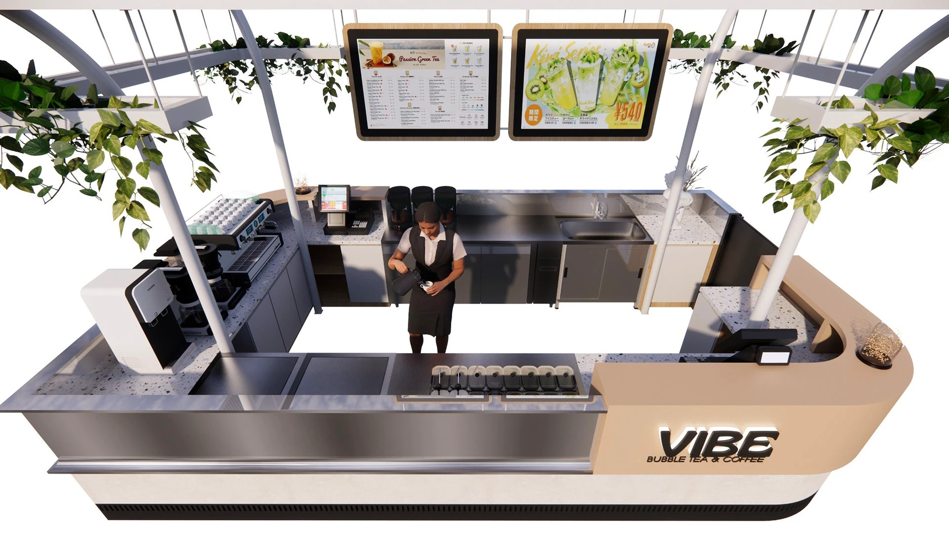 coffee kiosk