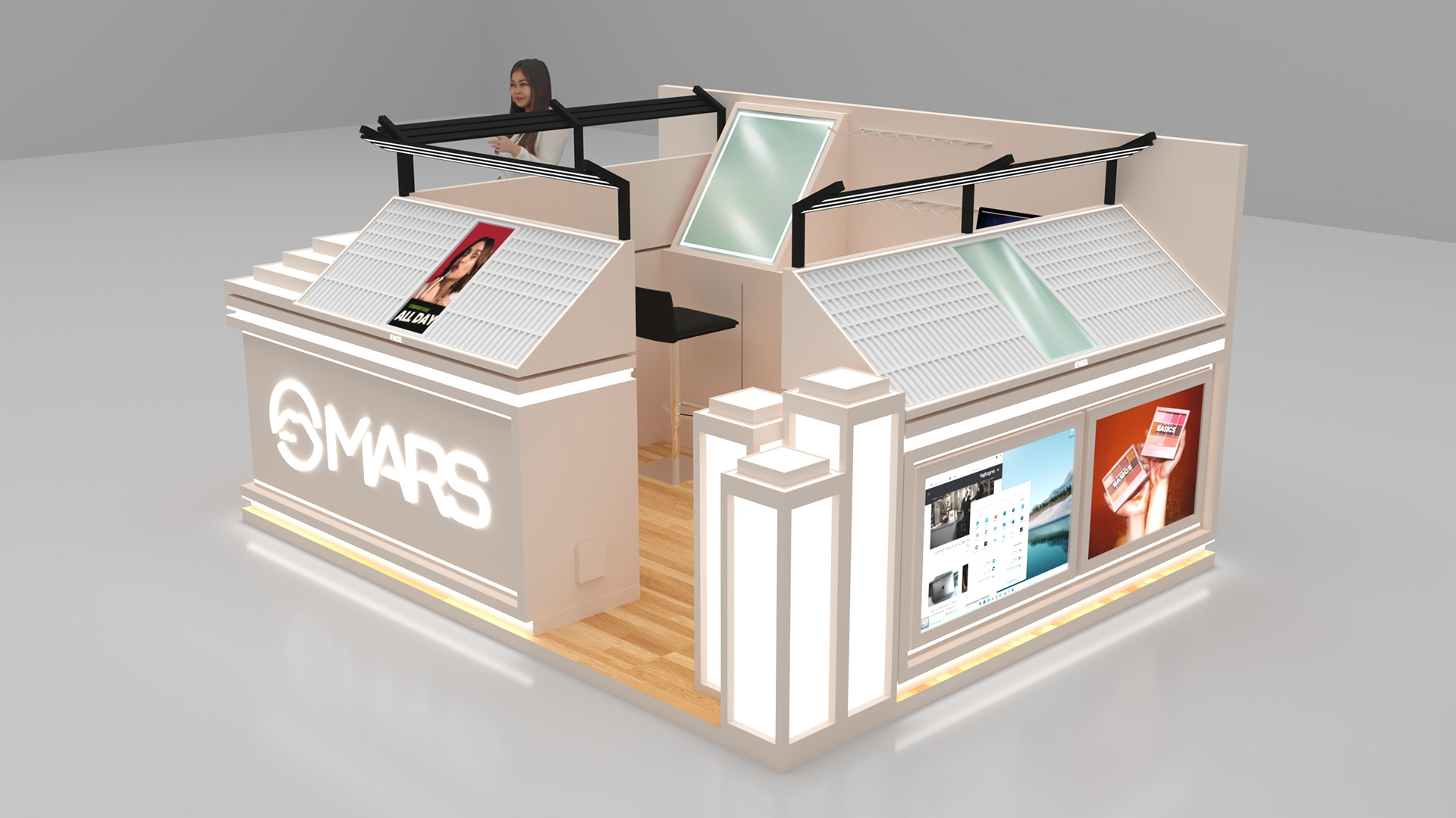 cosmetic kiosk