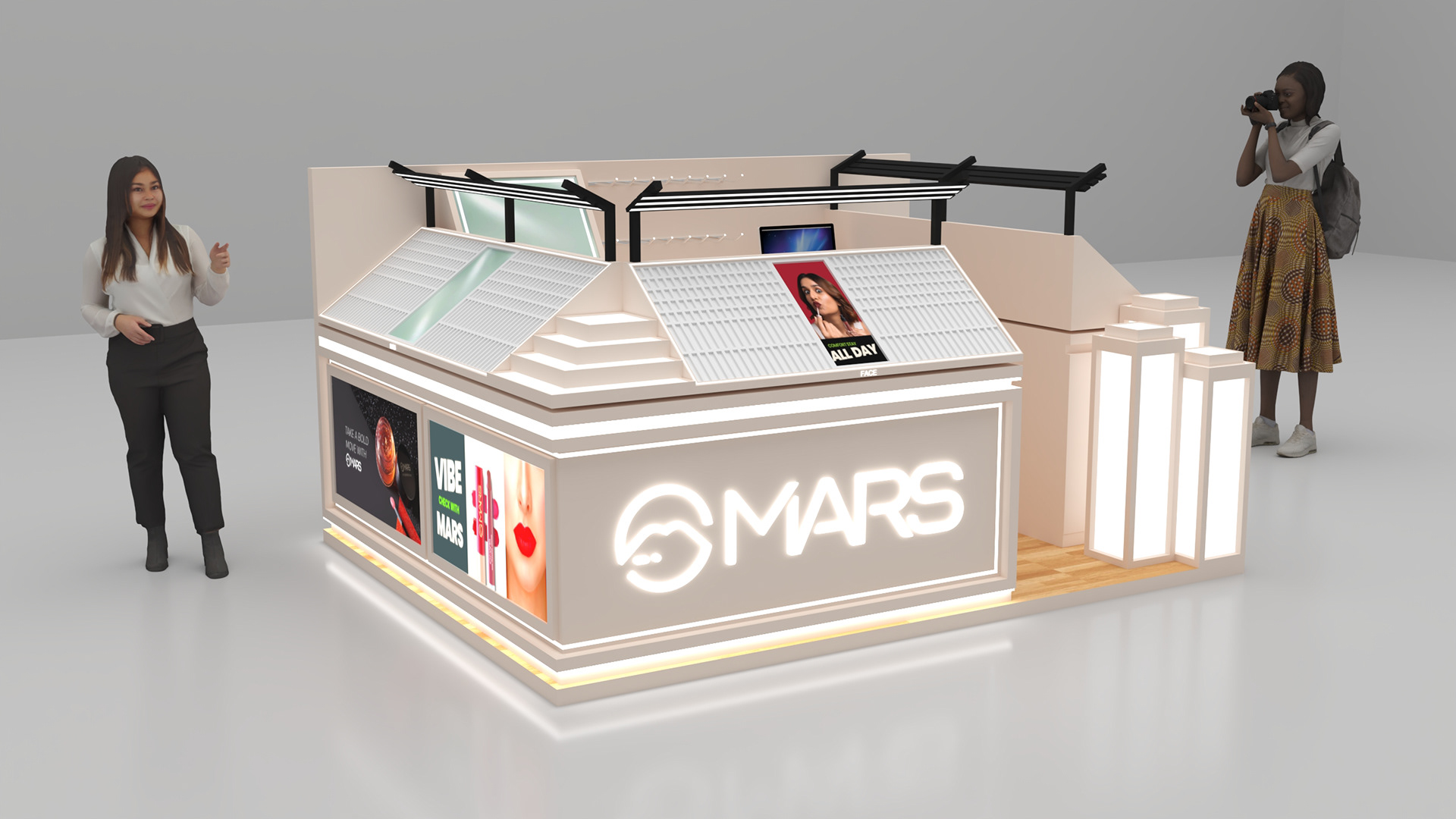 cosmetic kiosk