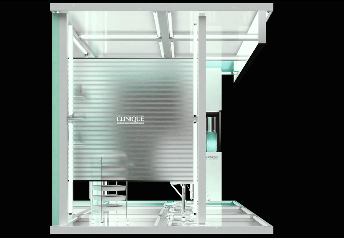 mall cosmetic kiosk