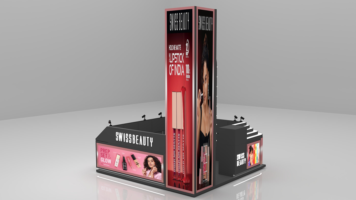 Cosmetic Display Counter