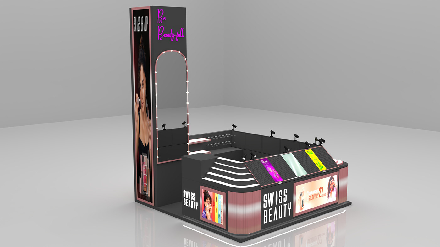 Cosmetic Display Counter