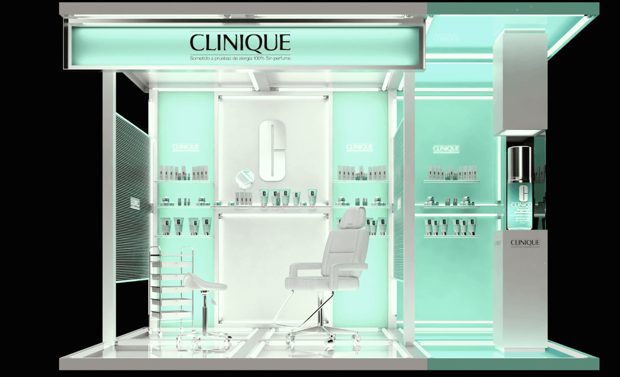 mall cosmetic kiosk