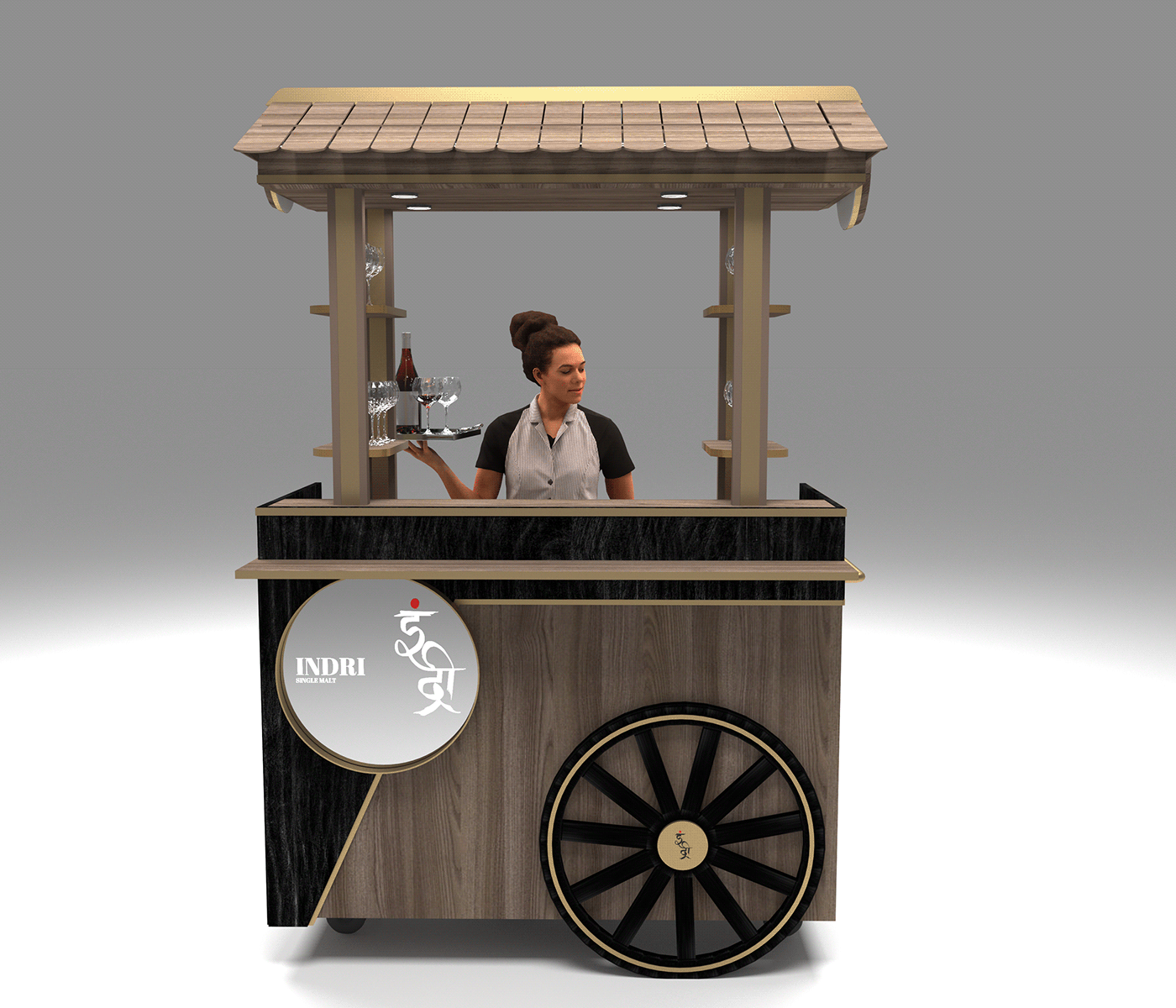 Hotel Reception Cart 