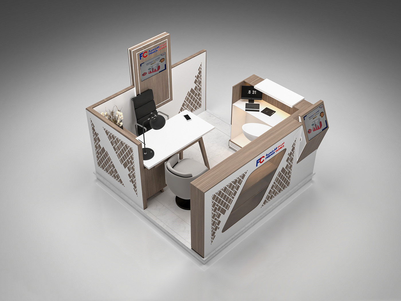 Dental Display Counter