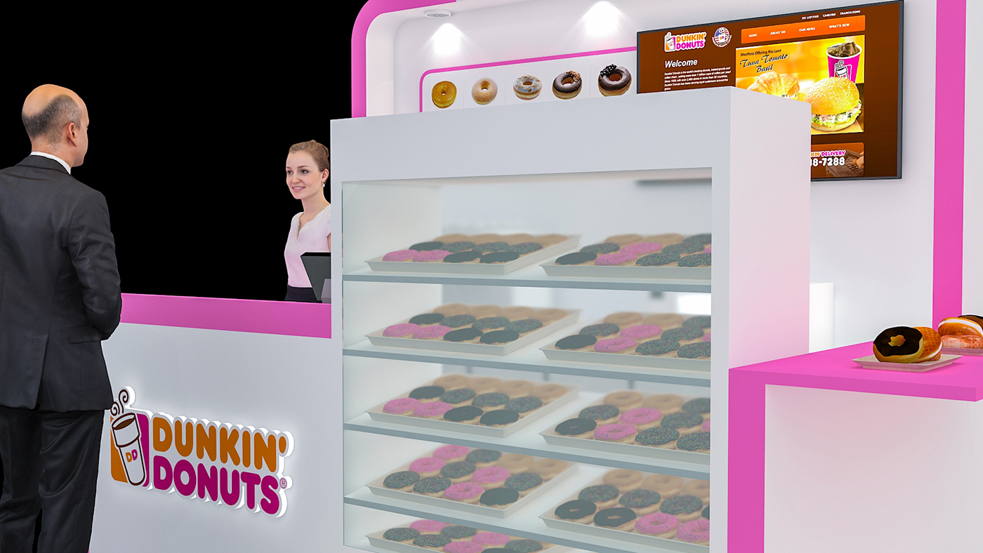 Donuts Display Kiosk 