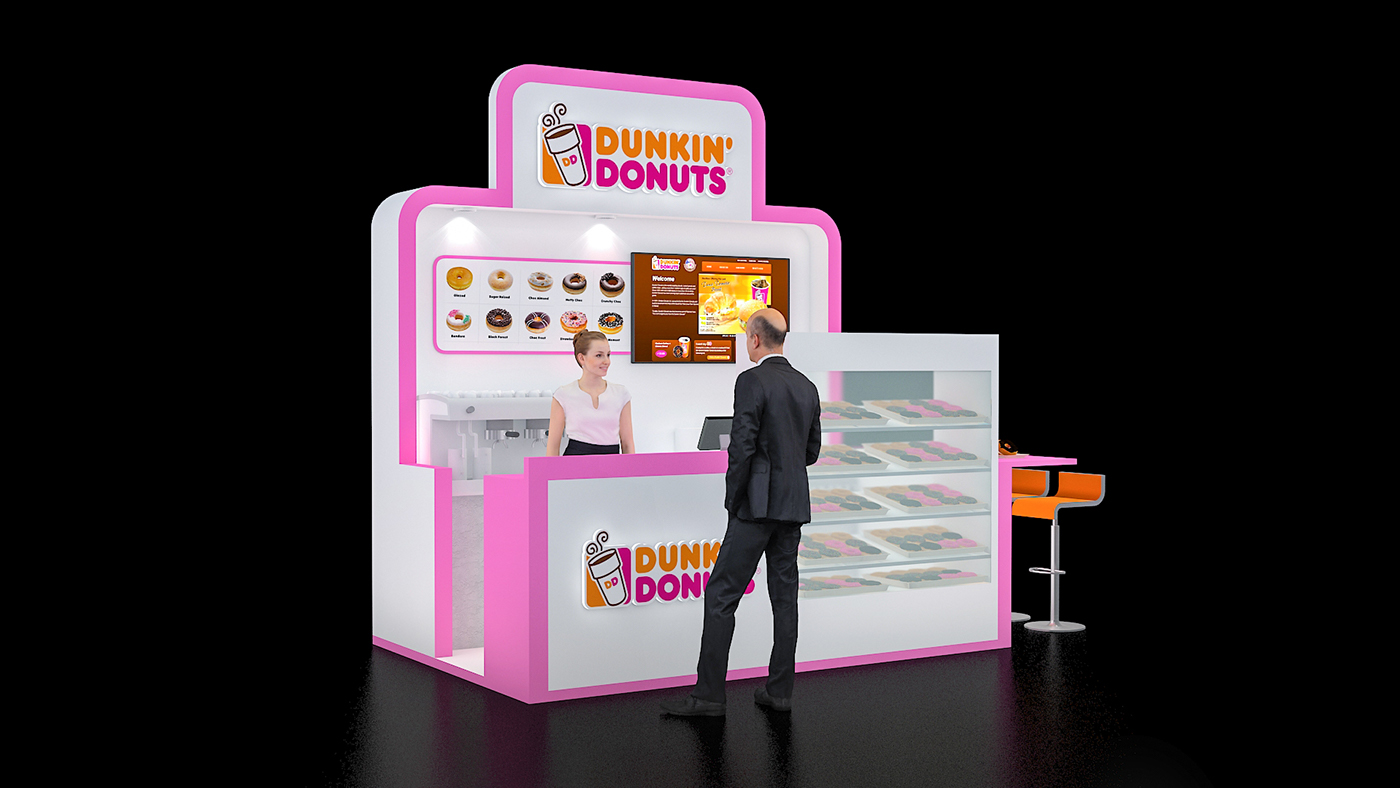 Donuts Display Kiosk 