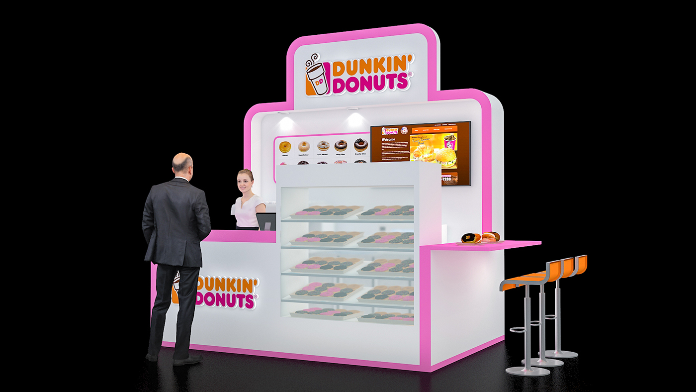 Donuts Display Kiosk 
