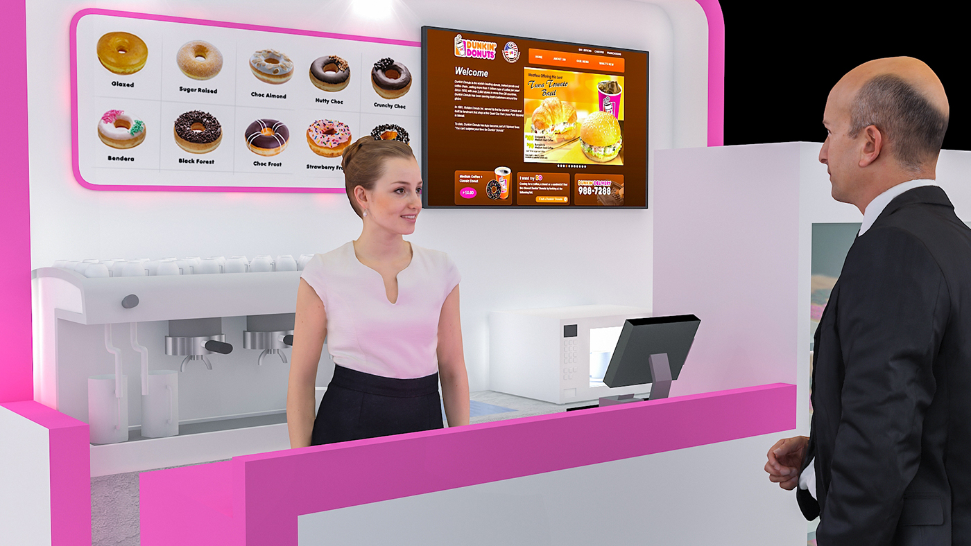 Donuts Display Kiosk 