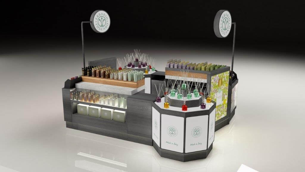 mall perfume kiosk 