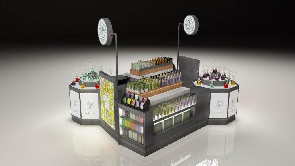 perfume bar kiosk 