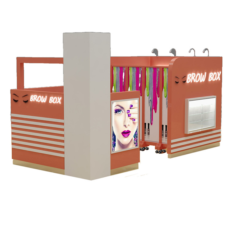 eyebrow threading kiosk