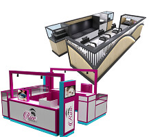 Eyebrow kiosk design