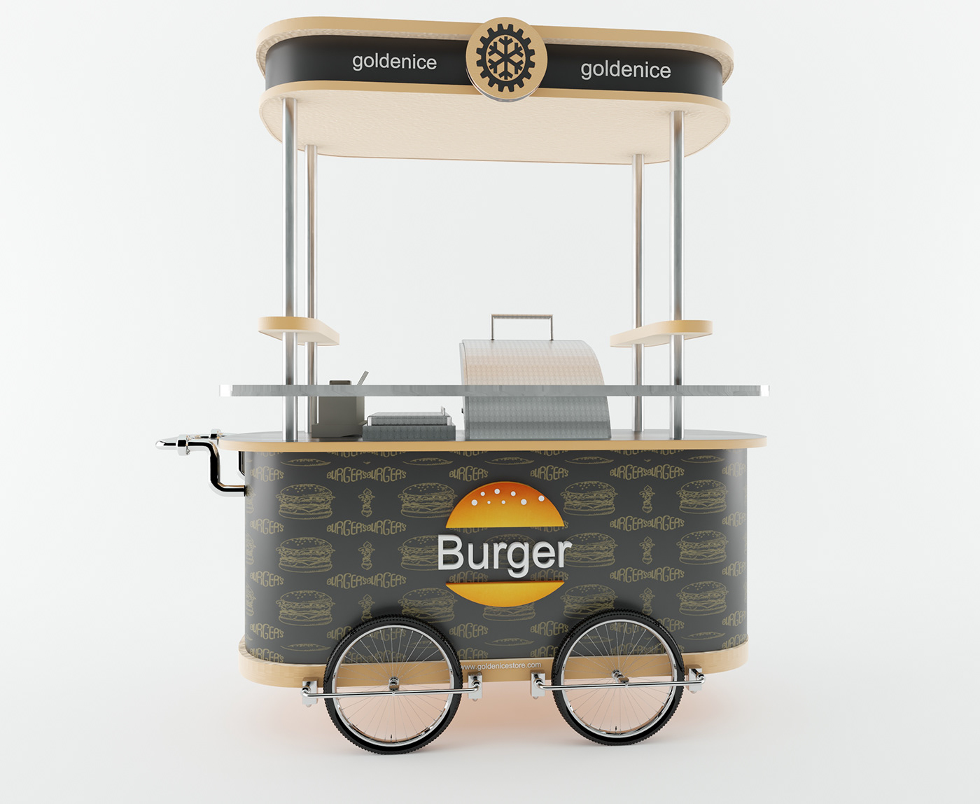 Fashion Ice Cream Carts 