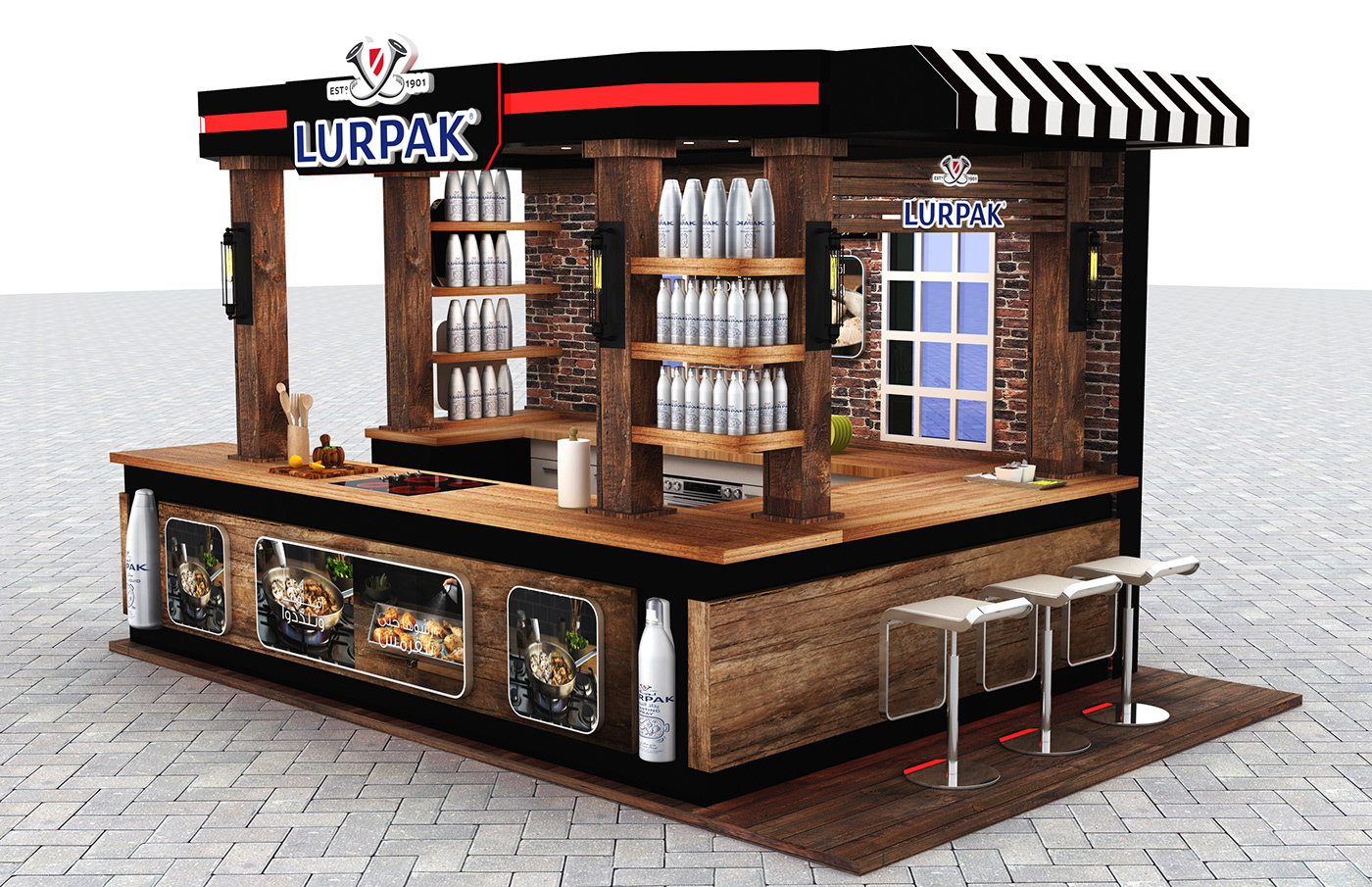 Retro Food Booth