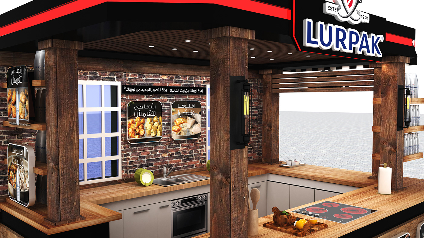 Retro Food Booth