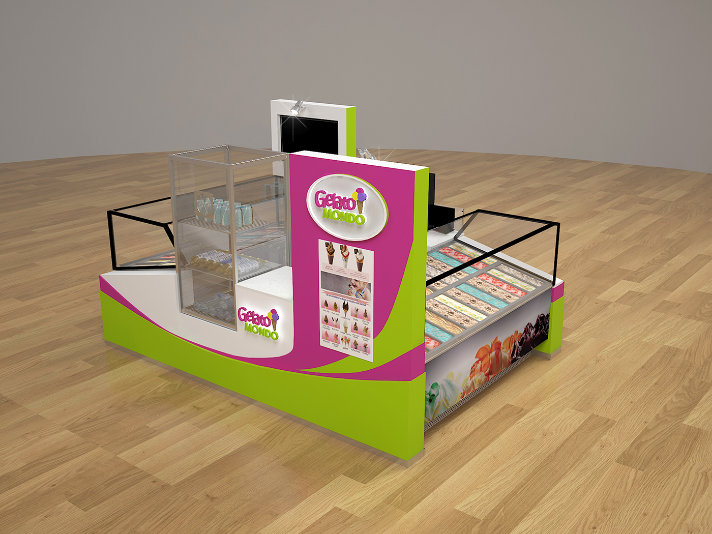 Gelato Food Kiosk