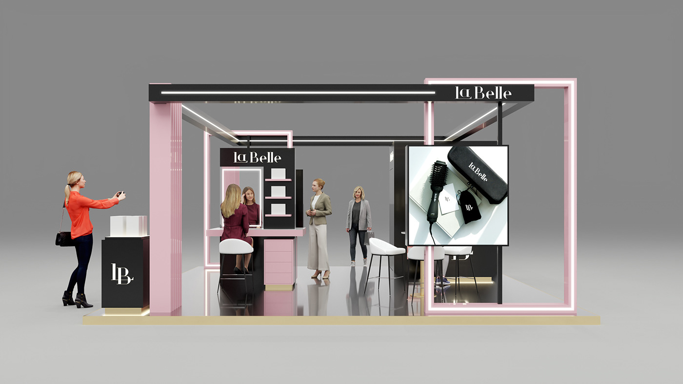 Curling Iron Kiosk 