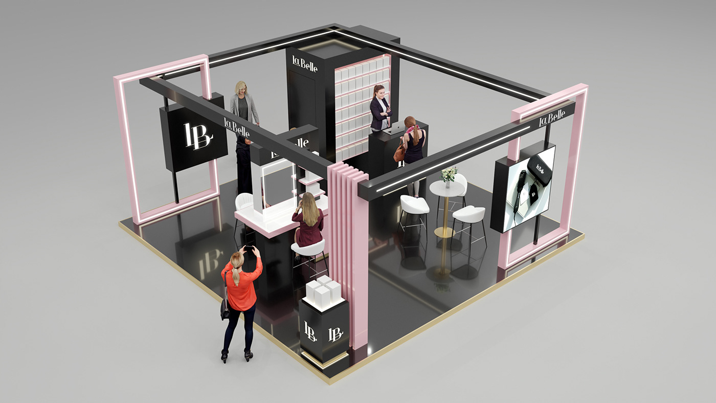 Curling Iron Kiosk 