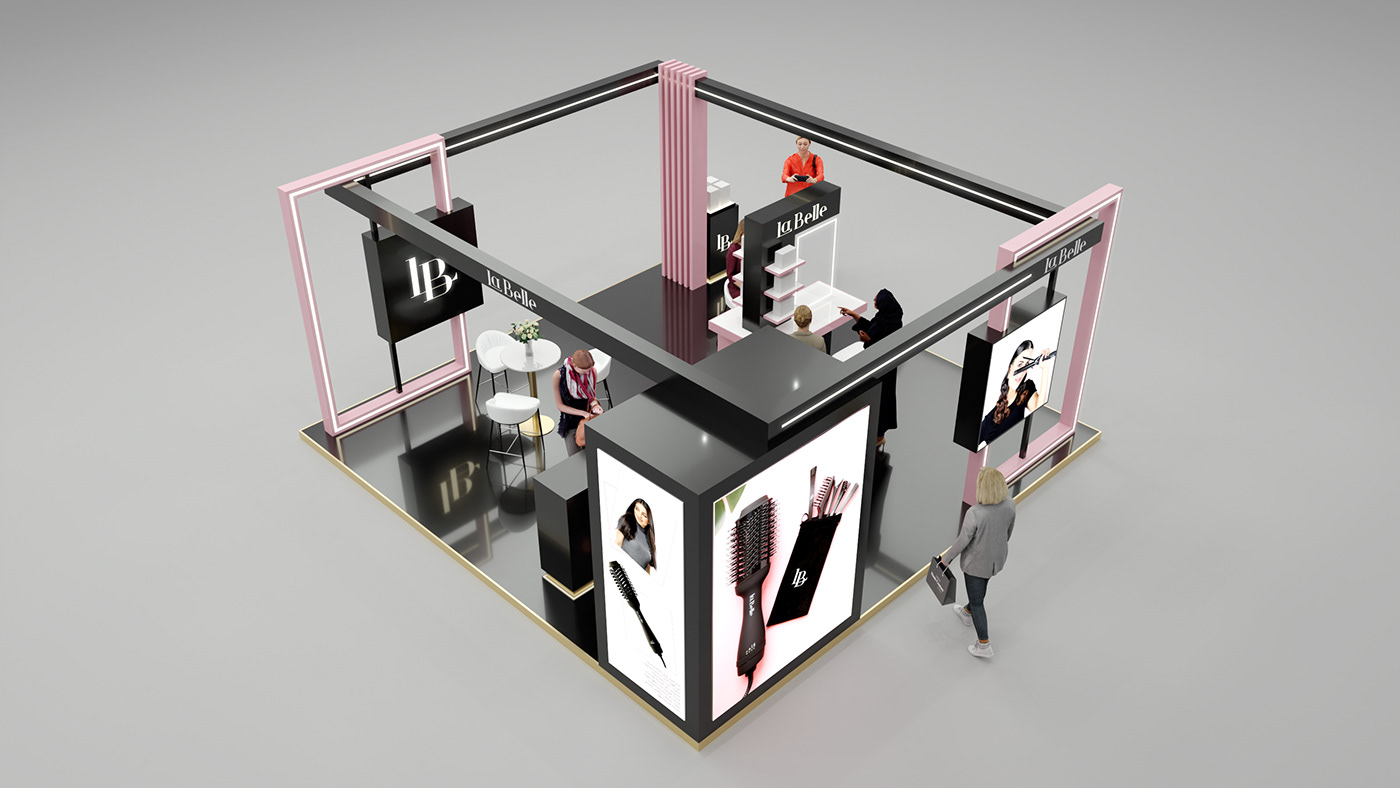 Curling Iron Kiosk 