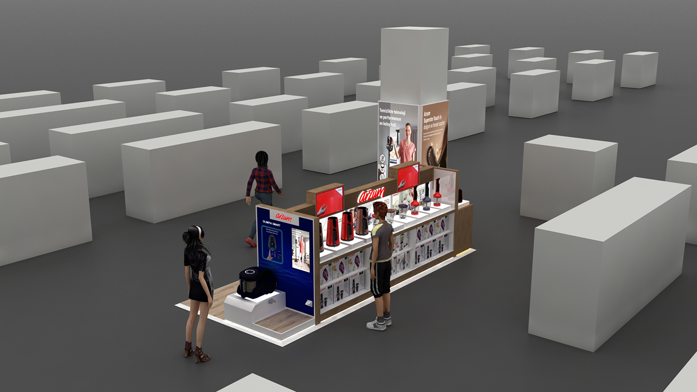 Hair Dryer Kiosk 