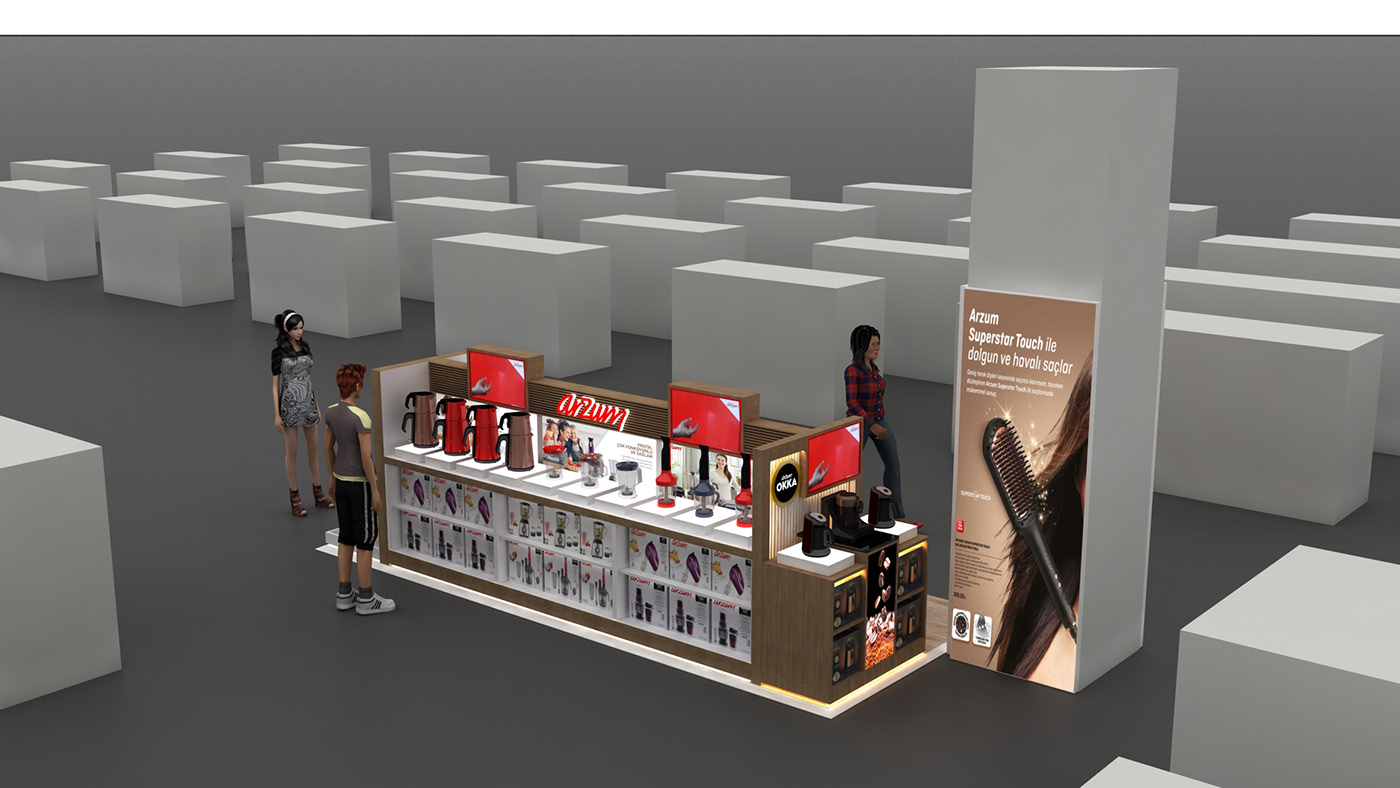 Hair Dryer Kiosk 
