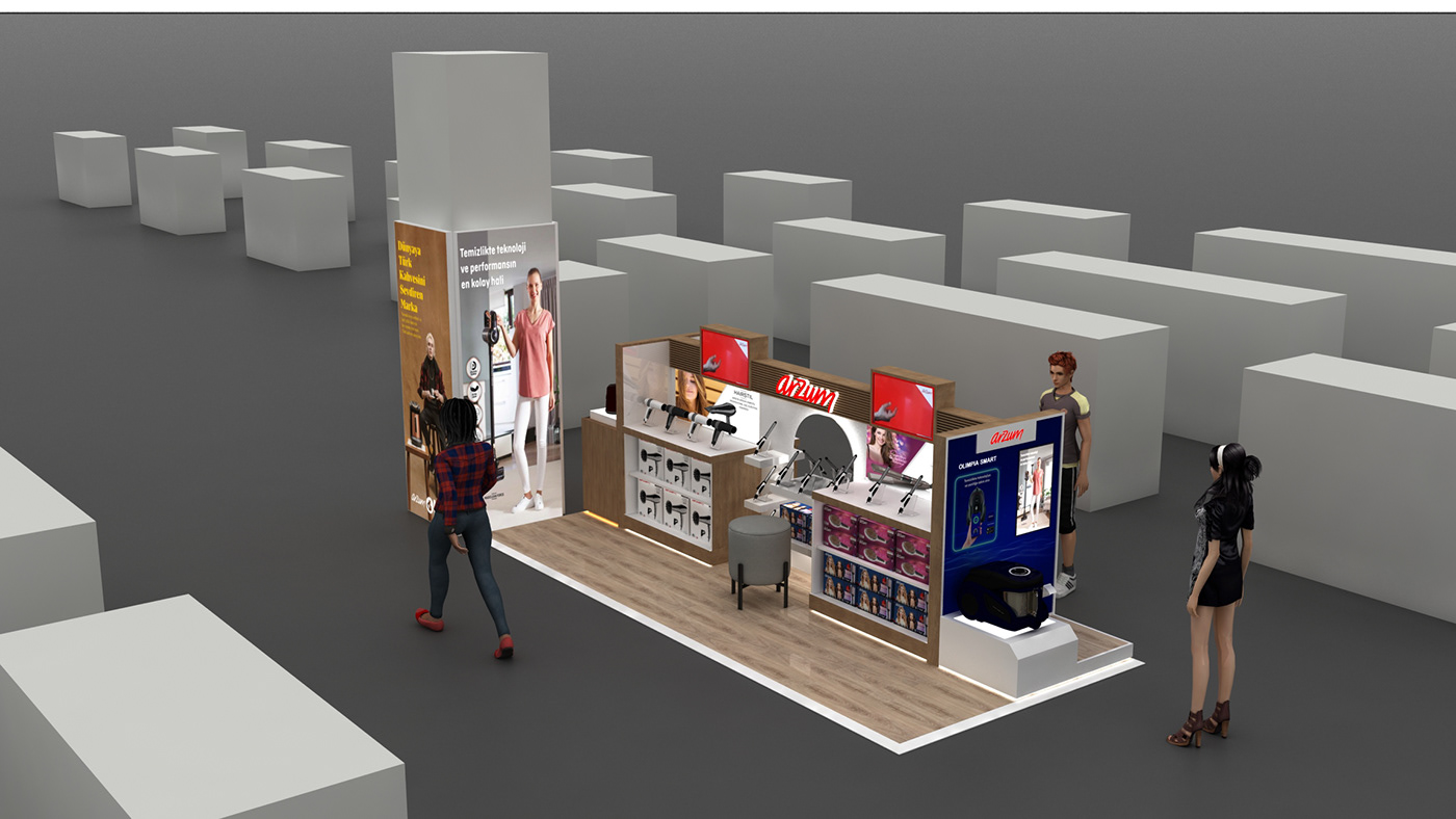 Hair Dryer Kiosk 