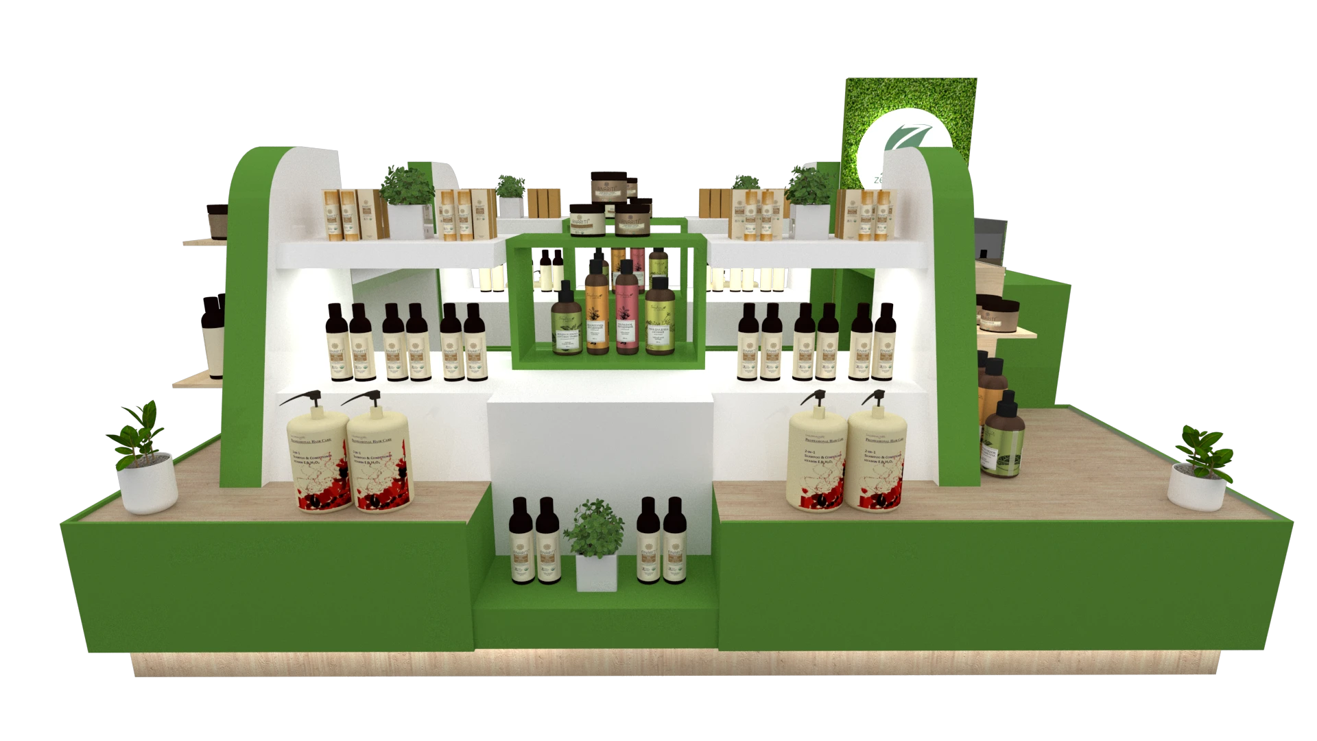 Green Haircare Display 