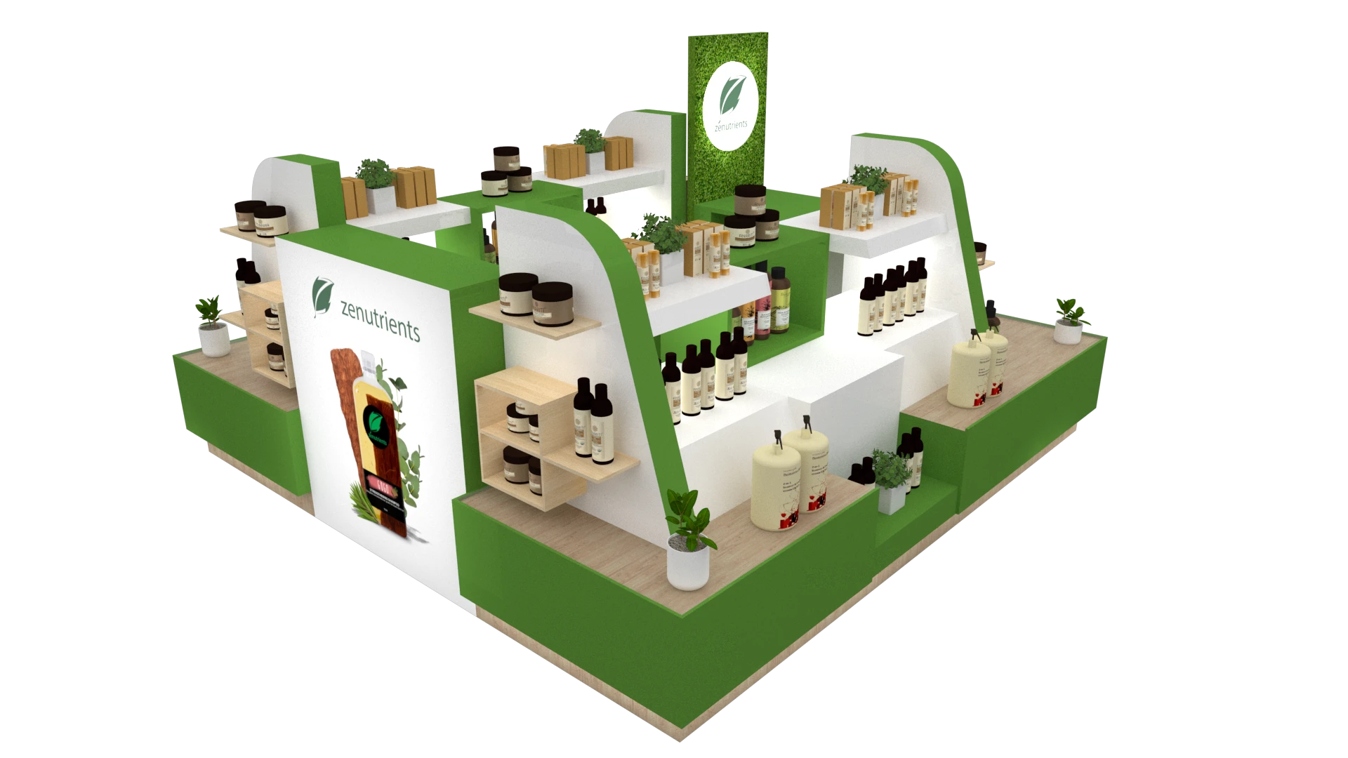 Green Haircare Display 