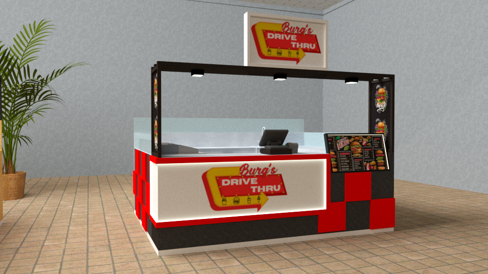 Simple Hamburger Kiosk 