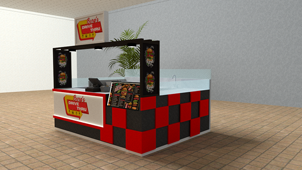 Simple Hamburger Kiosk 