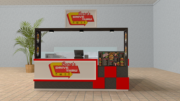 Simple Hamburger Kiosk 