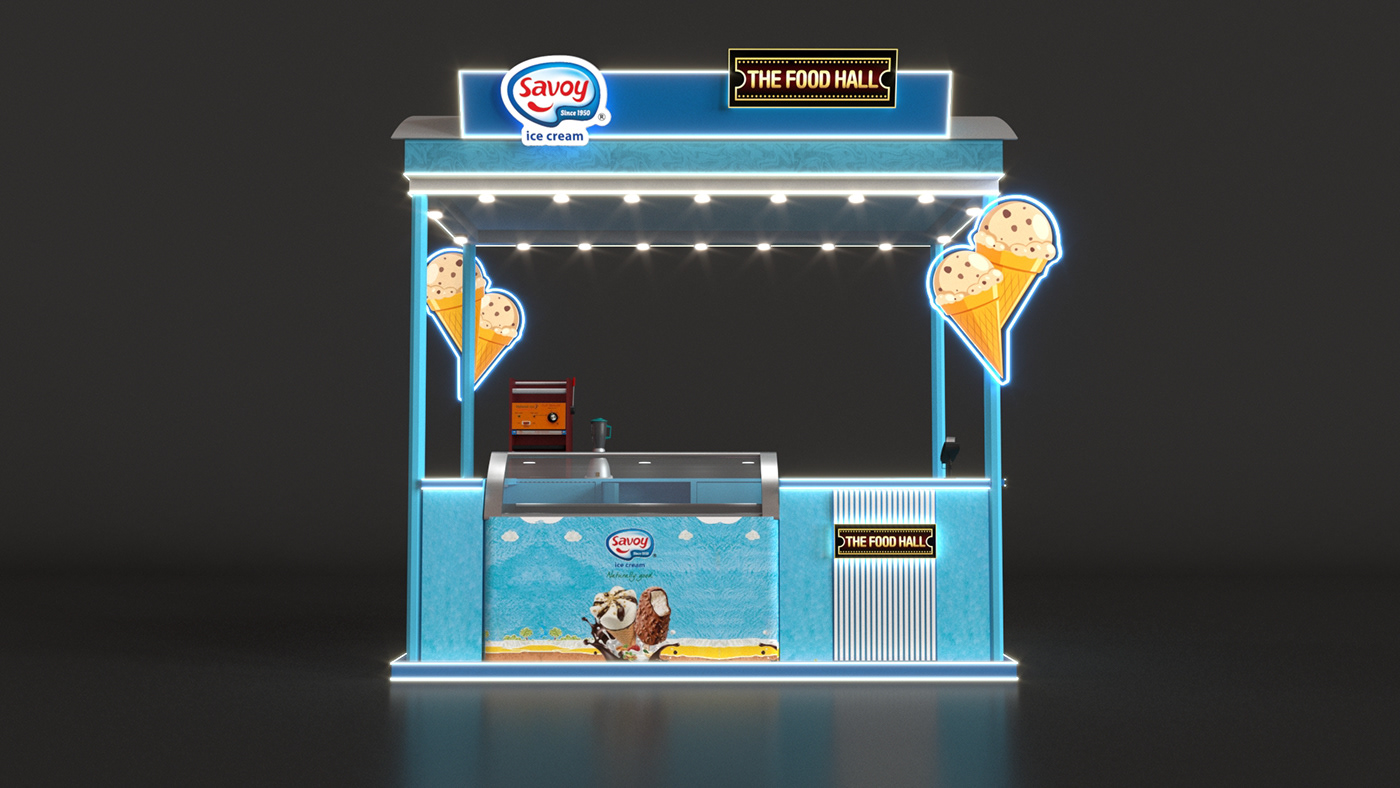 ice cream kiosk