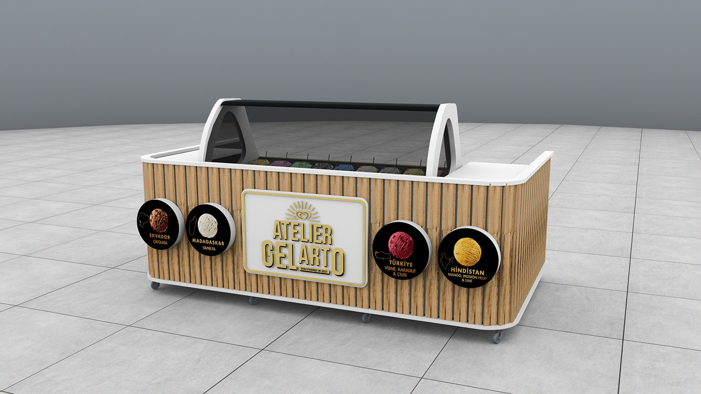 ice cream cart