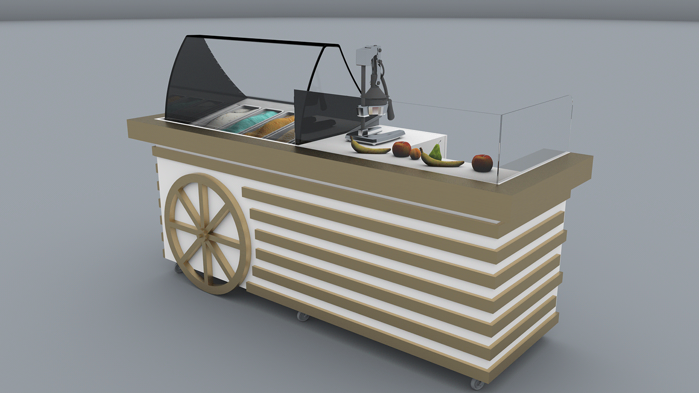 ice cream cart