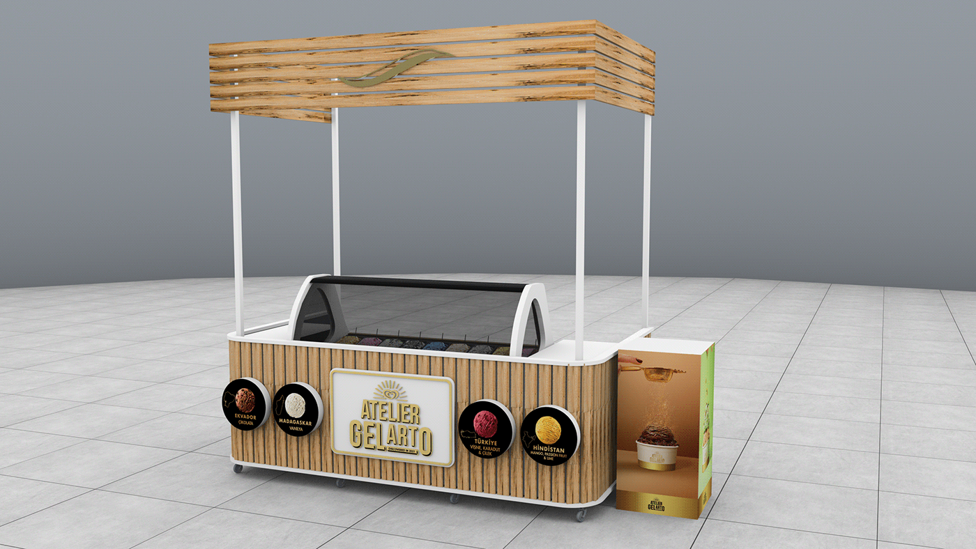 ice cream cart
