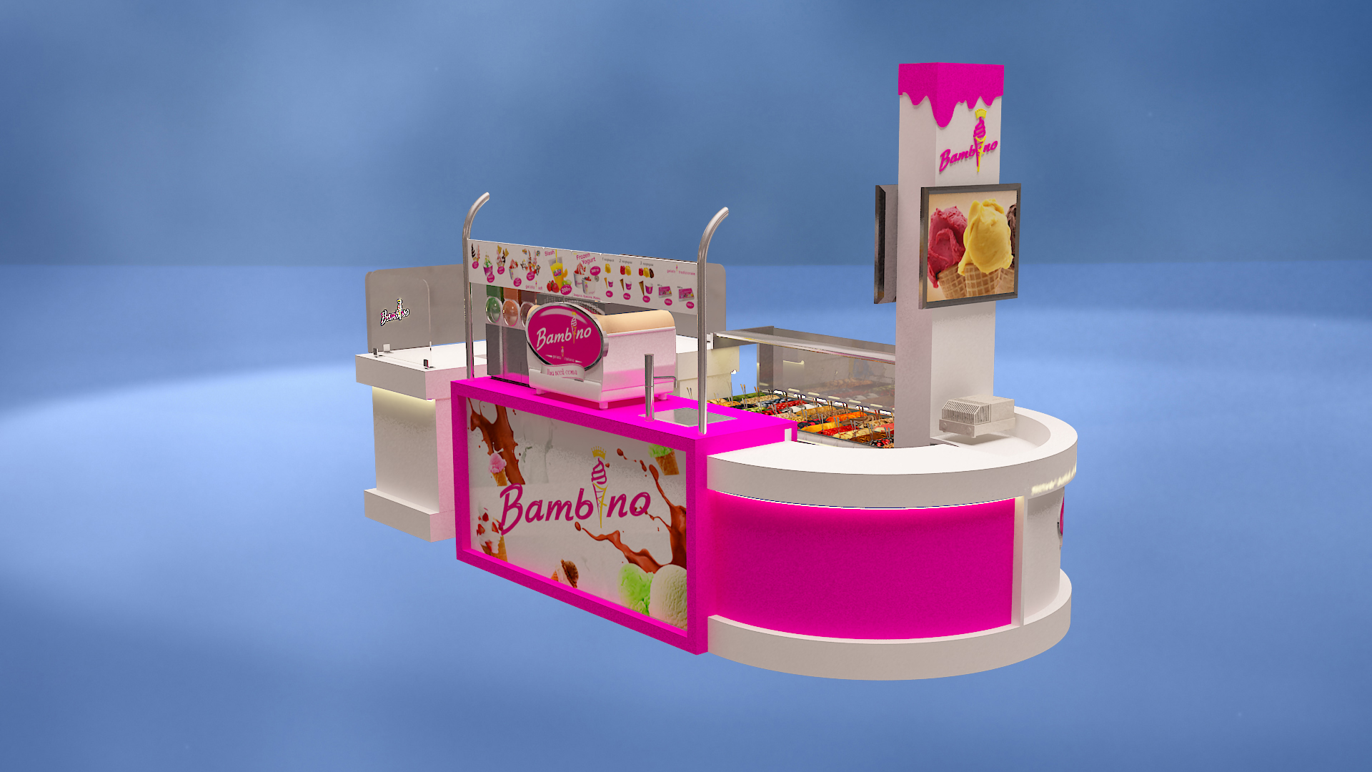 ice cream kiosk