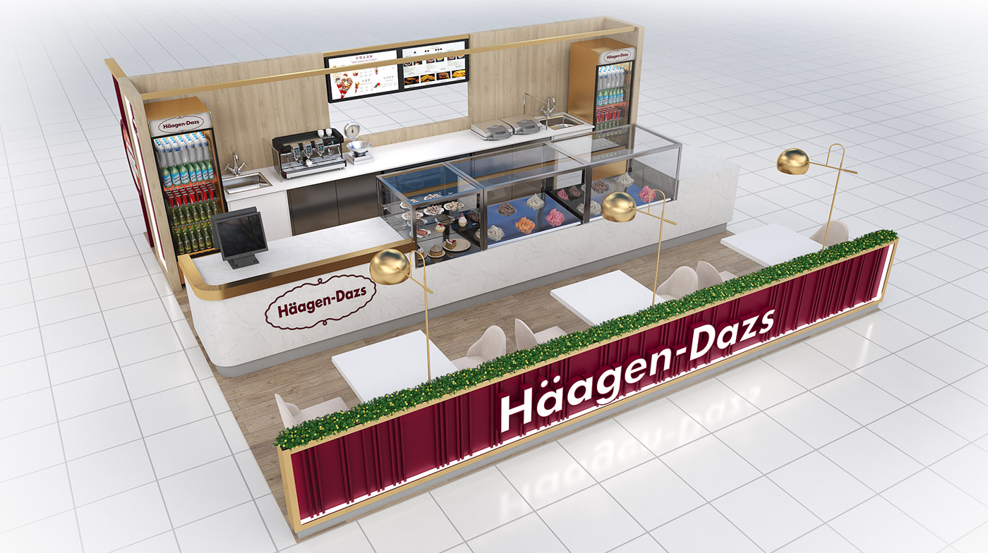 Ice cream counters